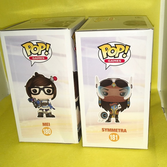 Funko Pop! (3)McCREE/#182 MEI/#180 &SYMMETRA/#179 Overwatch Vinyl Action…